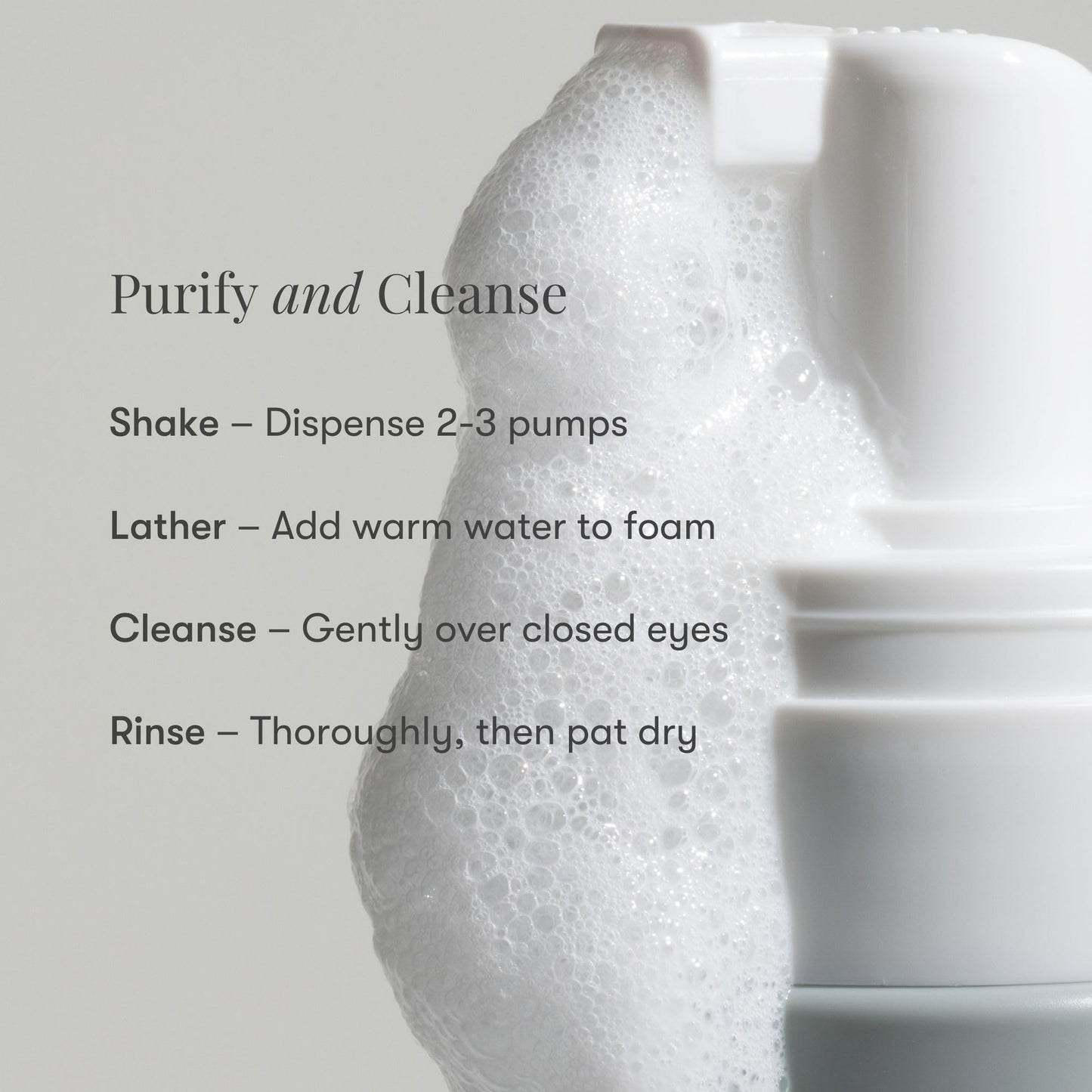 Daily Practice Dr. B Purifying Foam Cleanser - Gentle Eyelid Cleanser & Eyelash Wash for Sensitive & Dry Eyes, Blepharitis Treatment - Ophthalmologist-Created, Paraben/Phthalate/SLS-Free - 2.7 fl oz