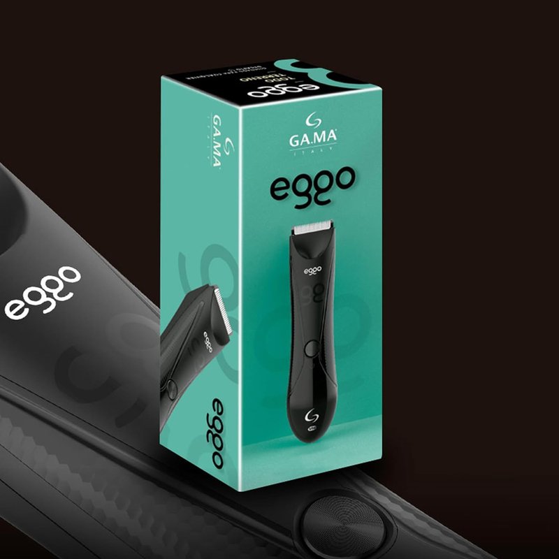 GA.MA Italy Body Trimmer for Men - Ceramic Blade, LED Light, USB Rechargeable | Cordless Groomer with Guide Combs