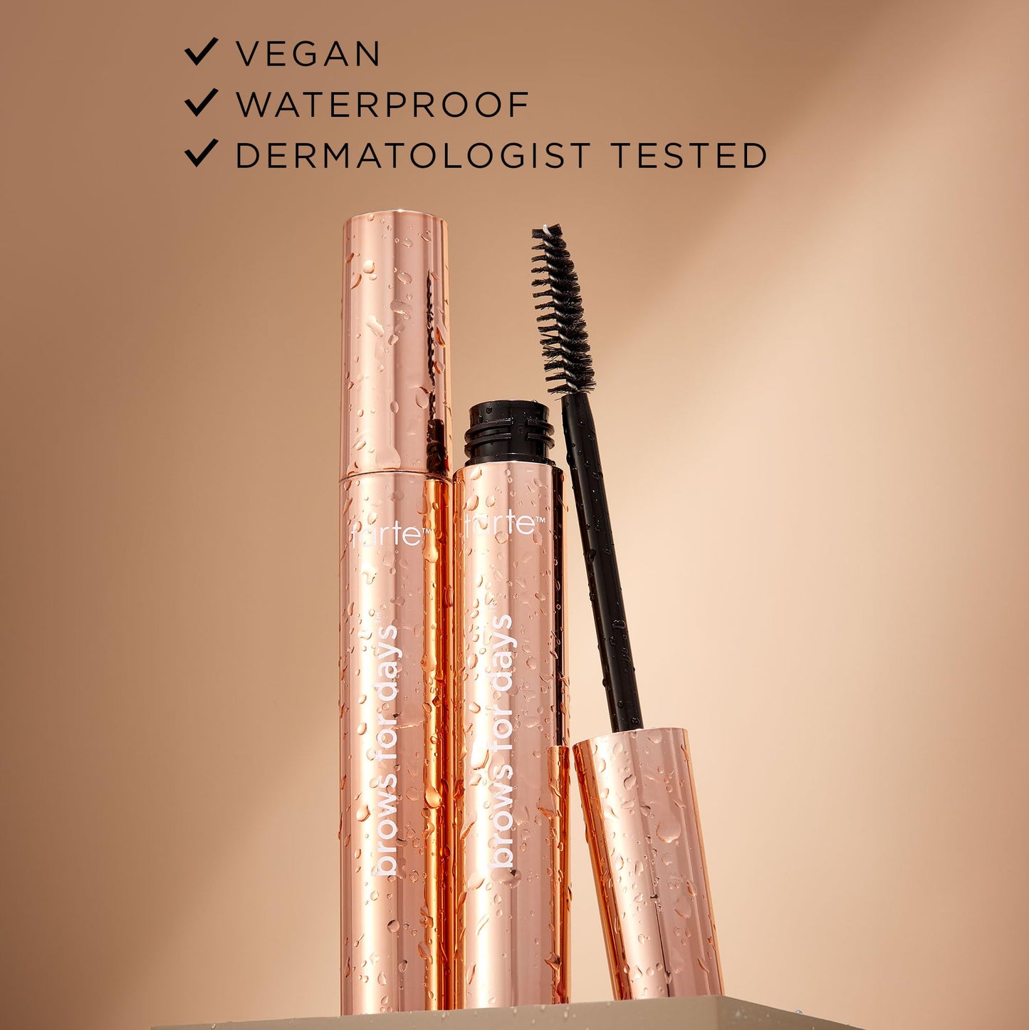 tarte brows for days framing gel – Clear, Waterproof Eyebrow Gel for Lamination Effect to Shape, Set & Enhance Brows with Cucumber, Aloe & Glycerin, Vegan, Cruelty-Free, full size