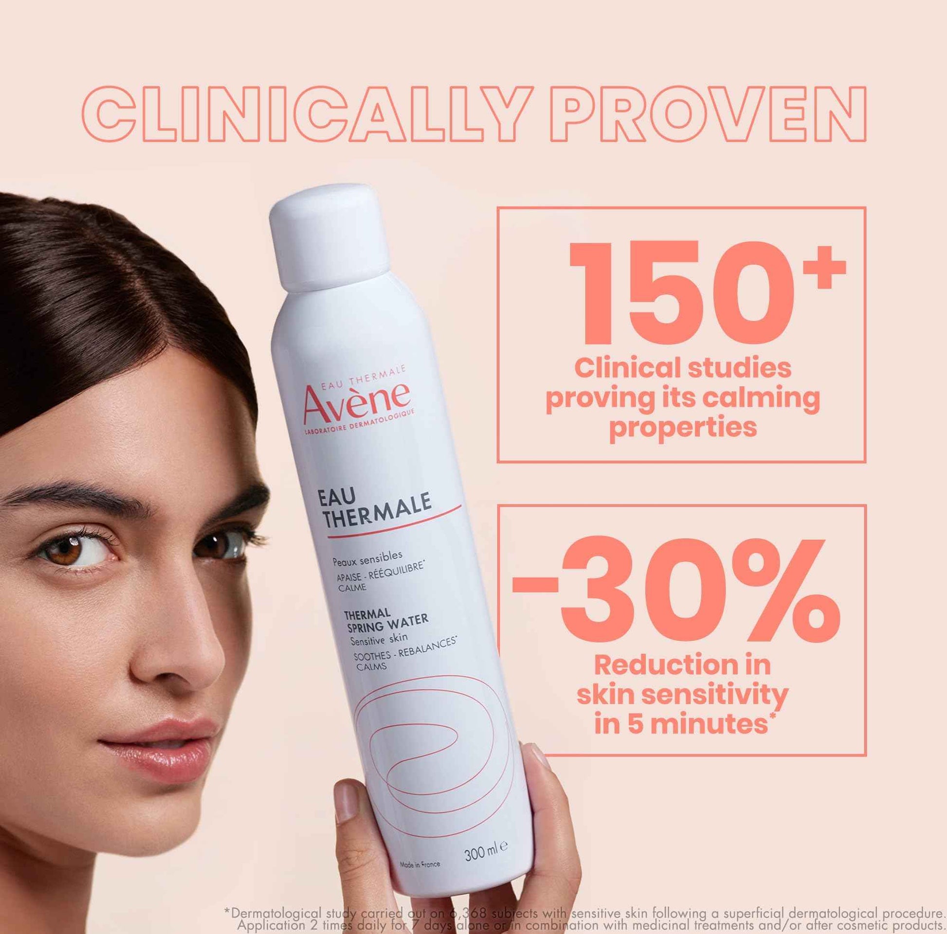 Avène Thermal Spring Water, Soothing Calming Facial Mist Spray for Sensitive Skin, Soothes, Softens + Calms Skin, Formulated with Mineral & Biological Properties 10.1 Oz