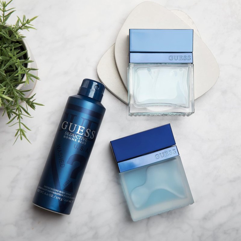 Guess Seductive Blue After Shave for Men - 100ml | Refreshing Fragrance & Soothing Formula