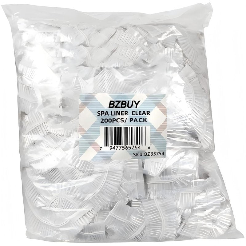 Bzbuy Disposable Spa Liners Large Size Fit All Pedicure Chair Clear 200 Pcs