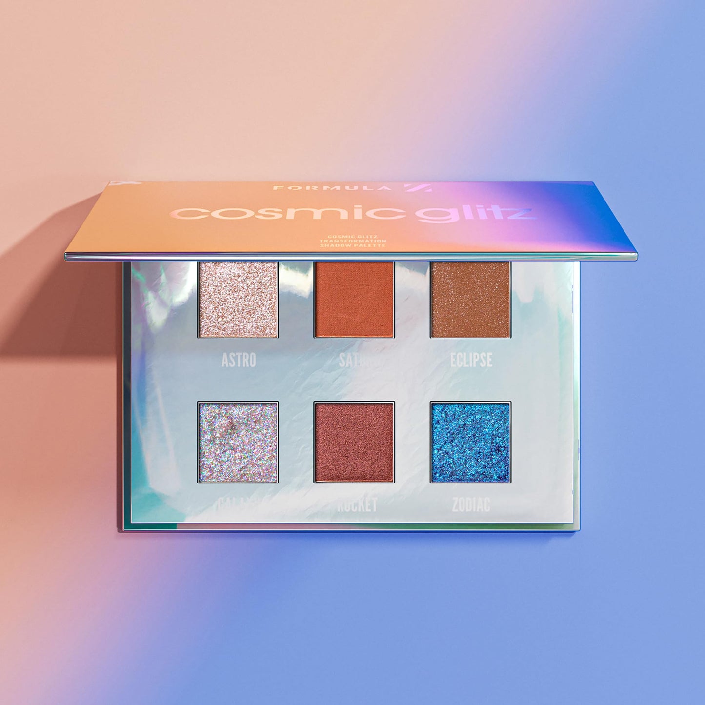 Formula Z Shadow Palette - Eye Shadow Palette Makeup with Glitter Eyeshadow - Longwearing, Richly Pigmented, Universal Shades - Cosmic Glitz - 1 Pc