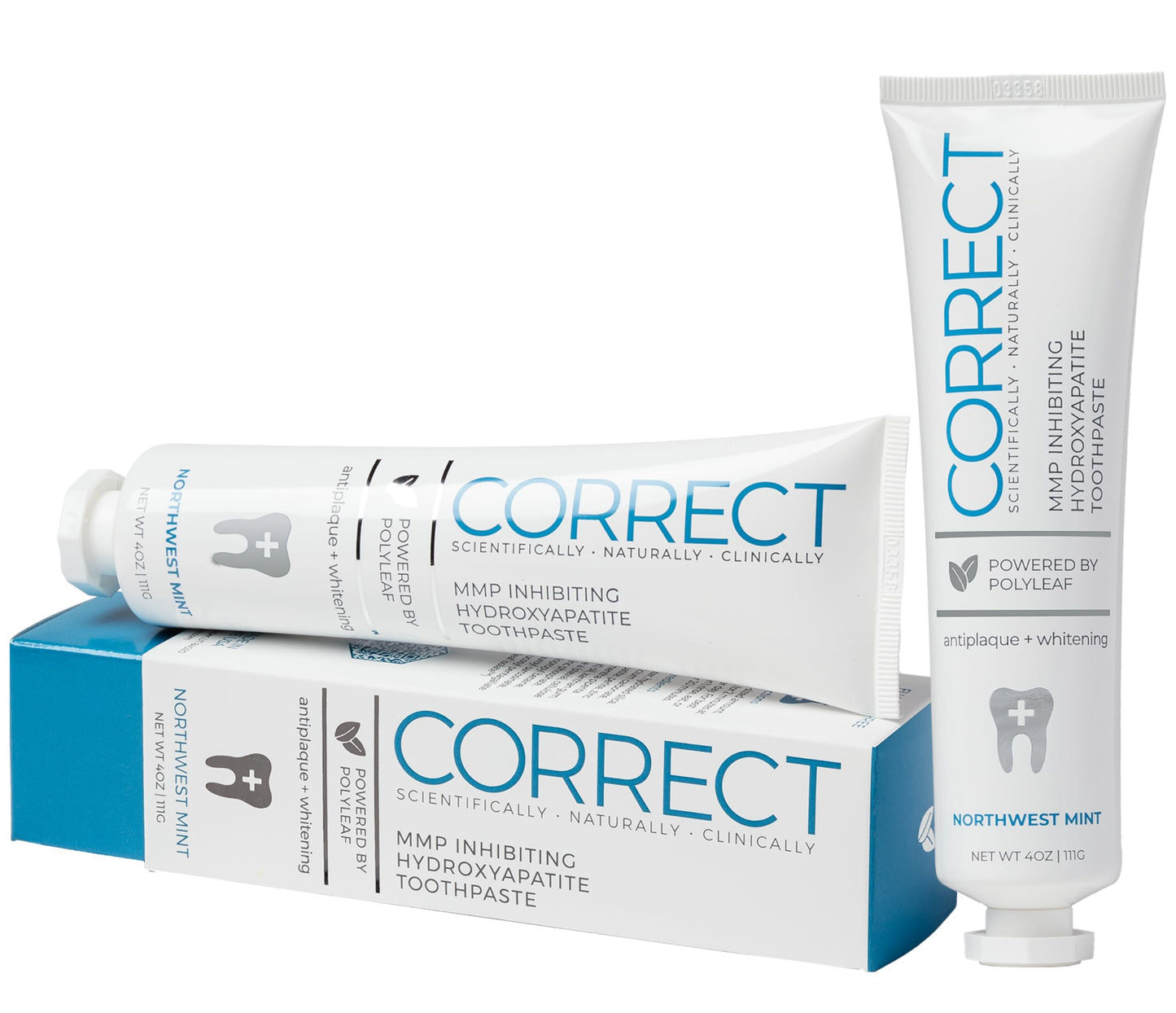 Fluoride-Free Nano-Hydroxyapatite Toothpaste – Whitening, Sensitive Teeth, MMP Inhibiting, Antiplaque, Remineralizing, Created by Doctors + Dentists for Gum Health, SLS-Free, Made in USA, 4oz, 2-Pack