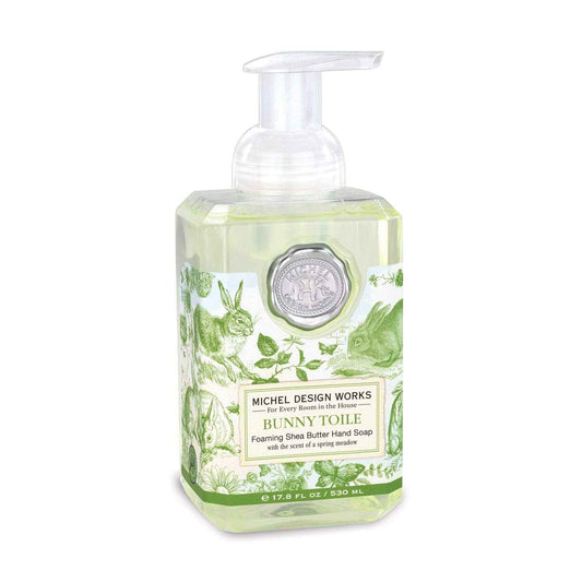 Michel Design Works Foaming Hand Soap, Bunny Toile