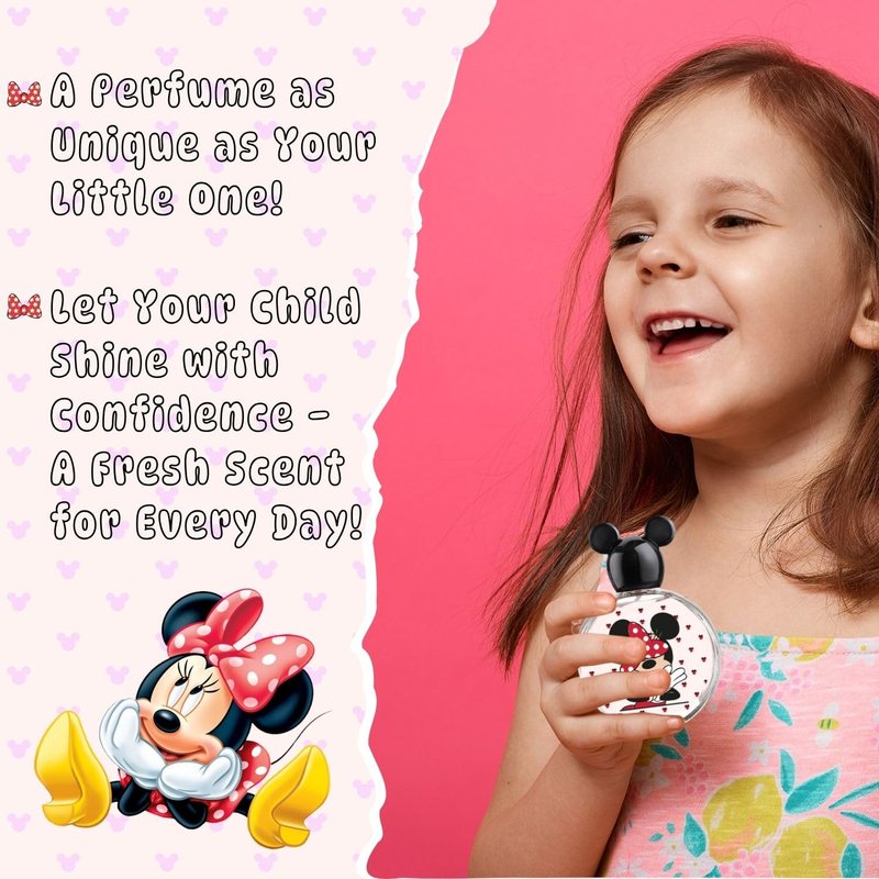 Minnie Mouse Kids Eau de Toilette Perfume - 3.4oz Spray | Fun Fragrance for Children