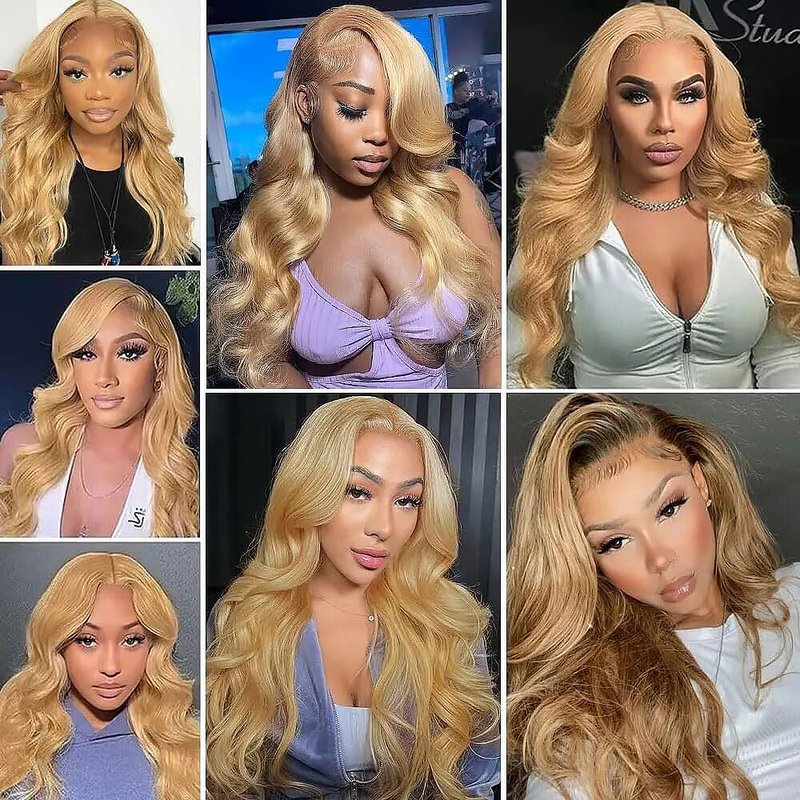 Honey Blonde Human Hair Bundles - 16, 18, 20 Inch Body Wave Extensions | 100% Unprocessed Virgin Hair #27