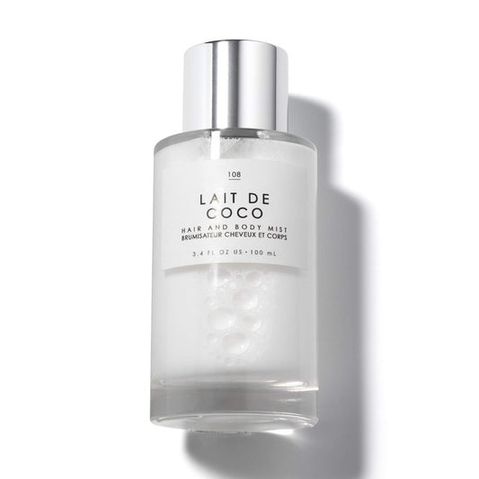 Le Monde Gourmand Lait de Coco Hair & Body Spray Mist - Bergamot, Vanilla, Coconut Fragrance Notes- 3.4oz (100ml)