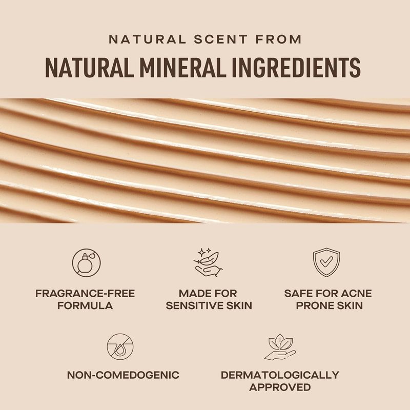 Nuda SolarGlow Zinc Oxide Sunscreen Serum - SPF 30 Mineral Face Sunscreen with Squalane & Vitamin E | Non-Comedogenic, 1.6 Fl Oz