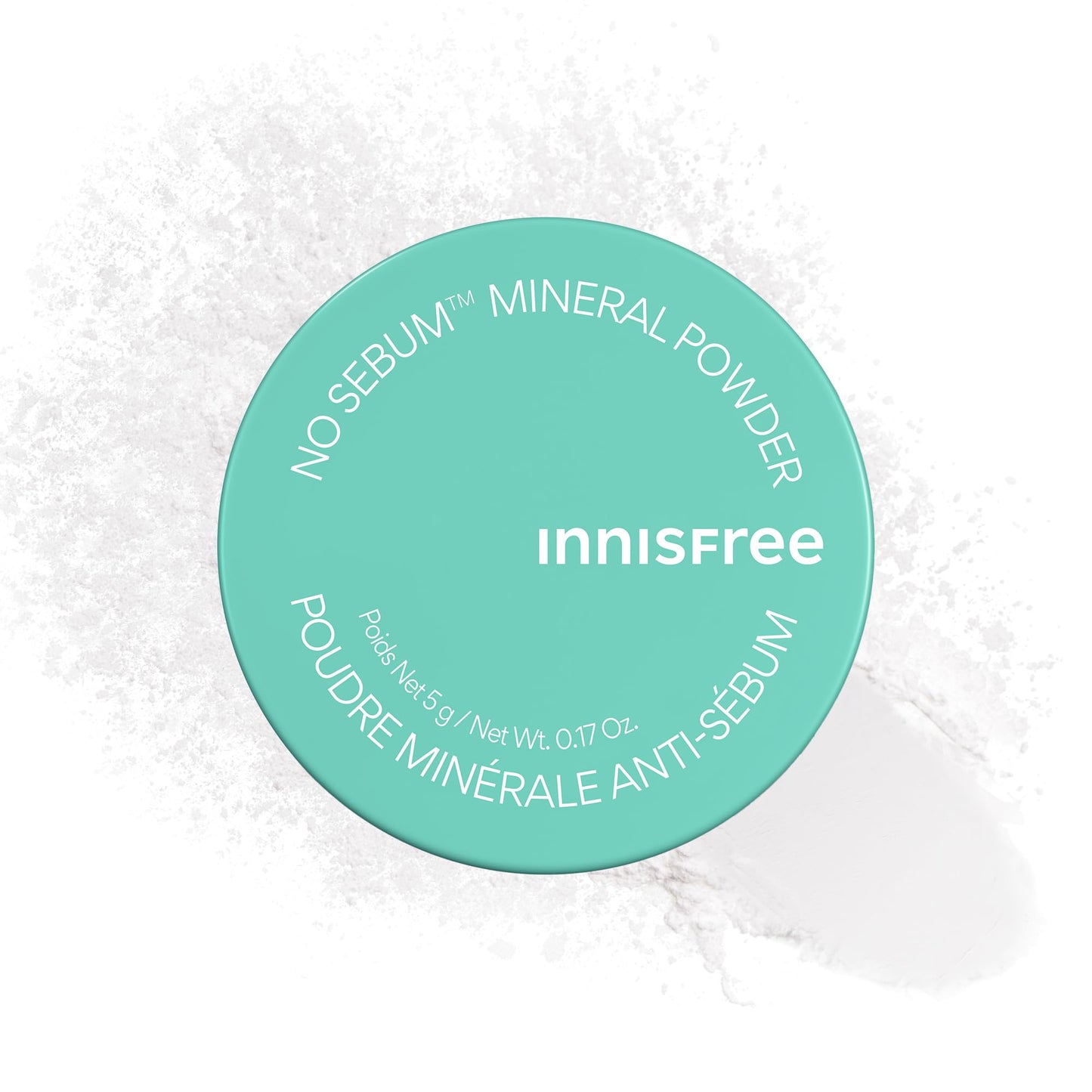 innisfree No Sebum Matte Mineral Powder | Korean Loose Setting Powder for Oil and Shine Control | Blurs Fine Lines and Imperfections | Lightweight, Natural Finish | Translucent