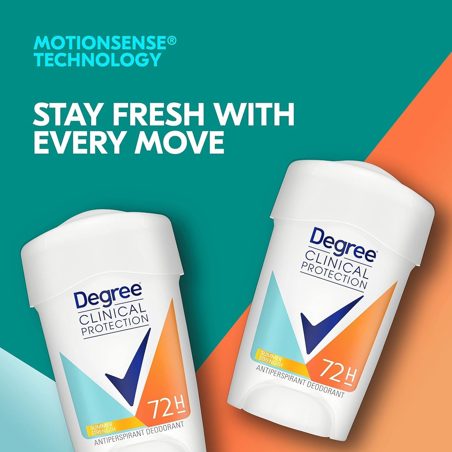 Degree Deodorant for Women, Clinical Protection Summer Rose 4-Pack – Prescription Strength 96H Antiperspirant, Soft Solid, 1.6 Oz Ea