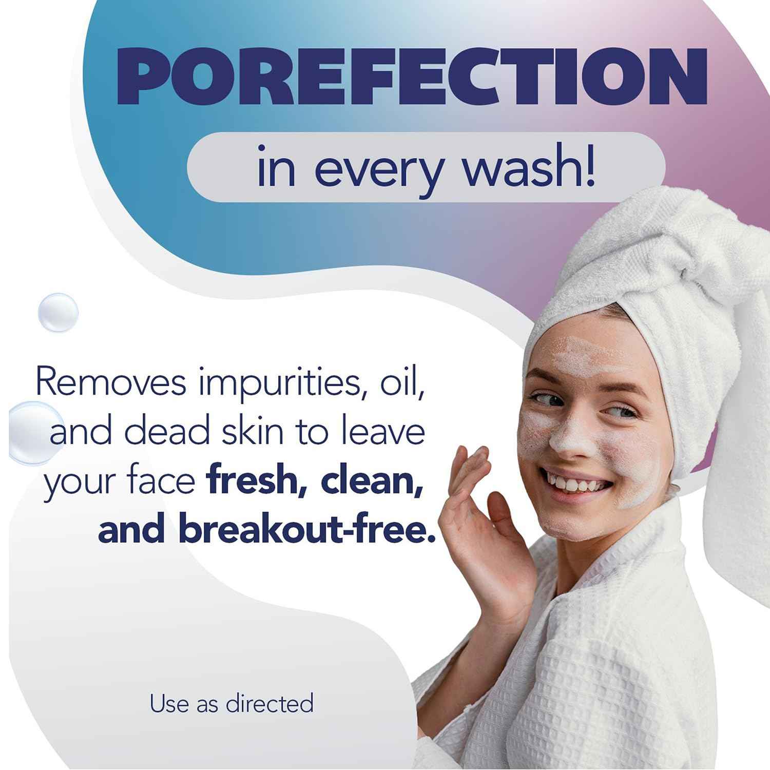 Asepxia Acne Treatment Bar Soap with Baking Soda | Face Wash, Deep Cleansing, Natural Extracts, Gentle Daily Use, 1.8% Salicylic Acid for Pimples & Blackheads, 4 Oz, 5-Pack