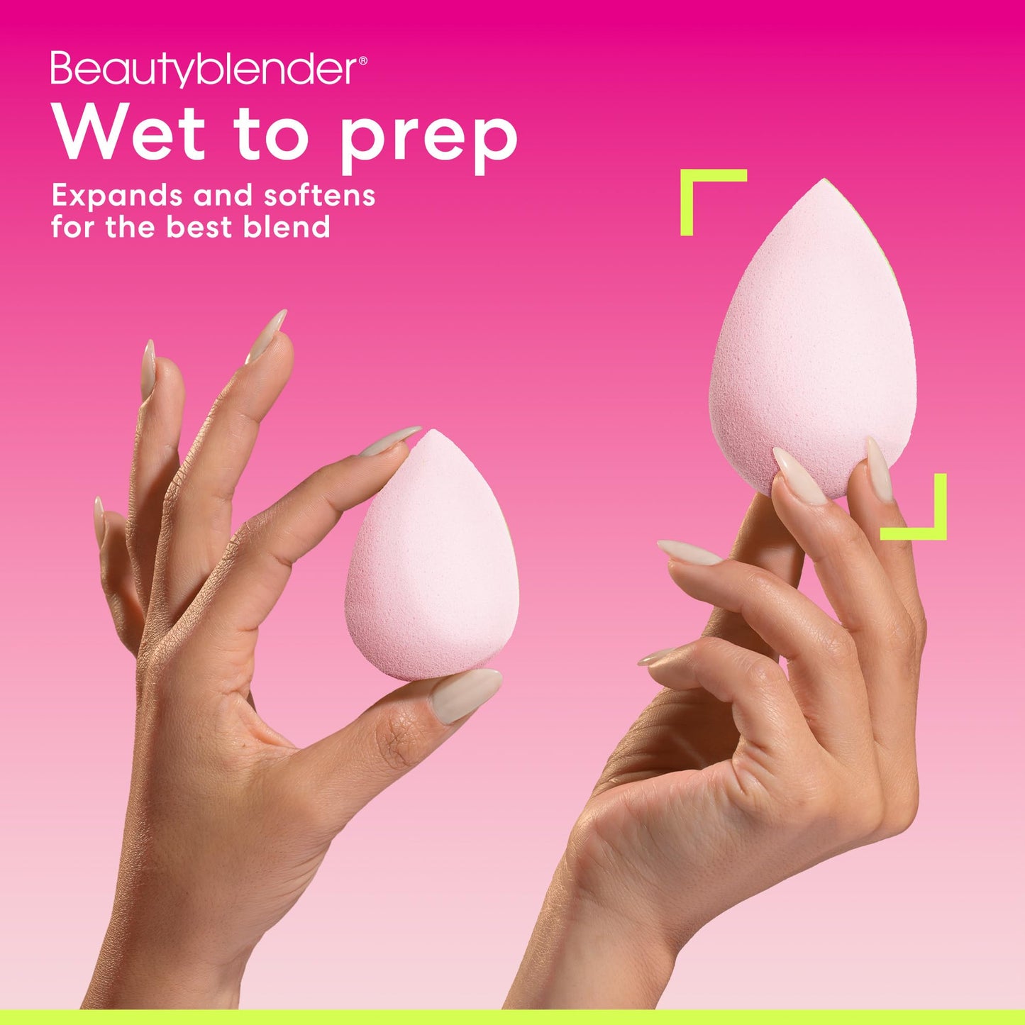 Beautyblender® Bubble Beauty Blender Makeup Sponge, Super-Soft Foam Easily Blends Foundations, Powders & Creams, Made in USA, Reusable, Washable, Streak Free Application