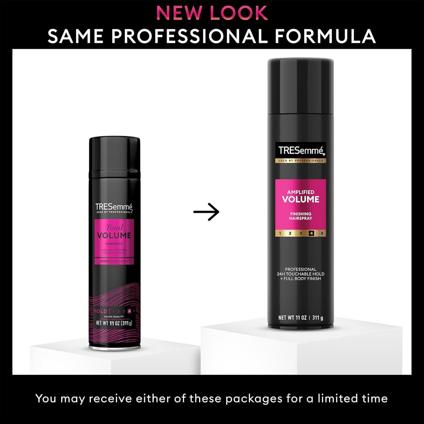 TRESemmé Hairspray Total Volume & Keratin Repair Hair Mask | Moisturizing Anti-Frizz Set (3 Pieces)