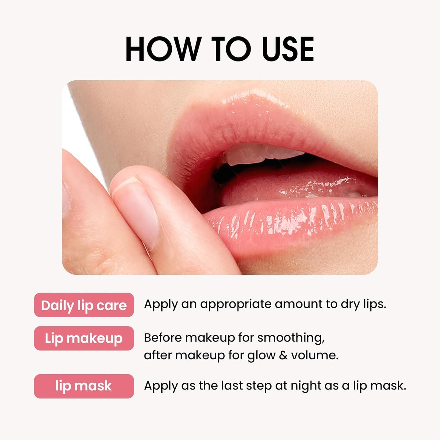 Collagen Glow Plumping Lip Mask - Non-Sticky Overnight Hydration with Collagen & Peptides | 6.3 g / 0.22 oz.