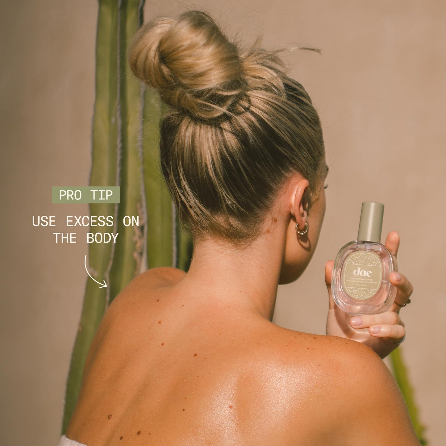 DAE Prickly Pear Hair Oil - Smooths Frizz, Hydrates, Prevents Breakage, Detangles, & Adds Shine (1.7 oz)