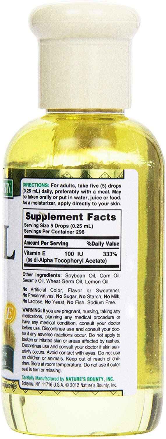Nature's Bounty E Oil 30,000IU, 2.5 Fl. Oz (Pack of 2)