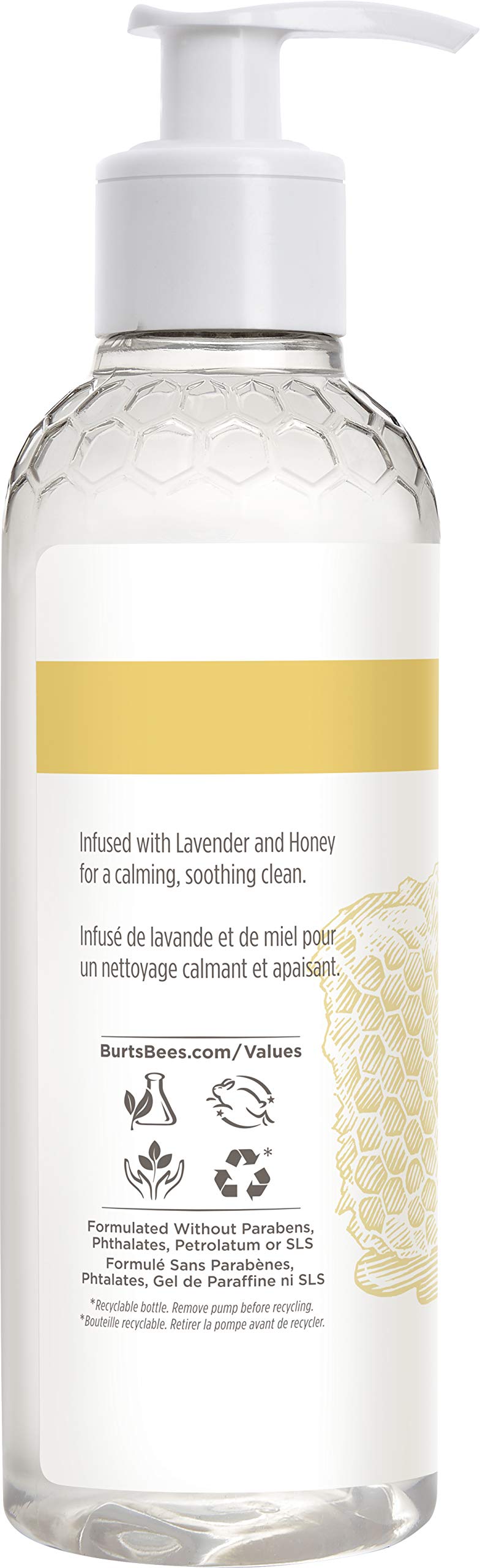 Burt's Bees Naturally Clean Hand Soap with Lavender and Honey, 8 Fluid Ounces (Pack of 3)