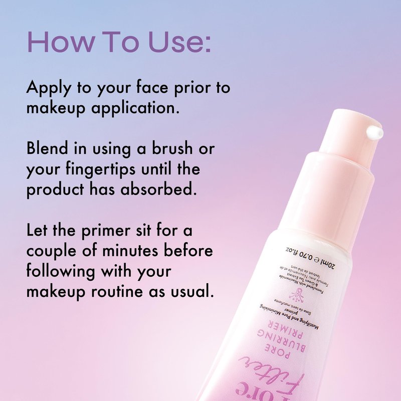 The Beauty Crop PoreFilter Pore Blurring Primer - Soft-Focus, Shine-Free Primer - 20 ml