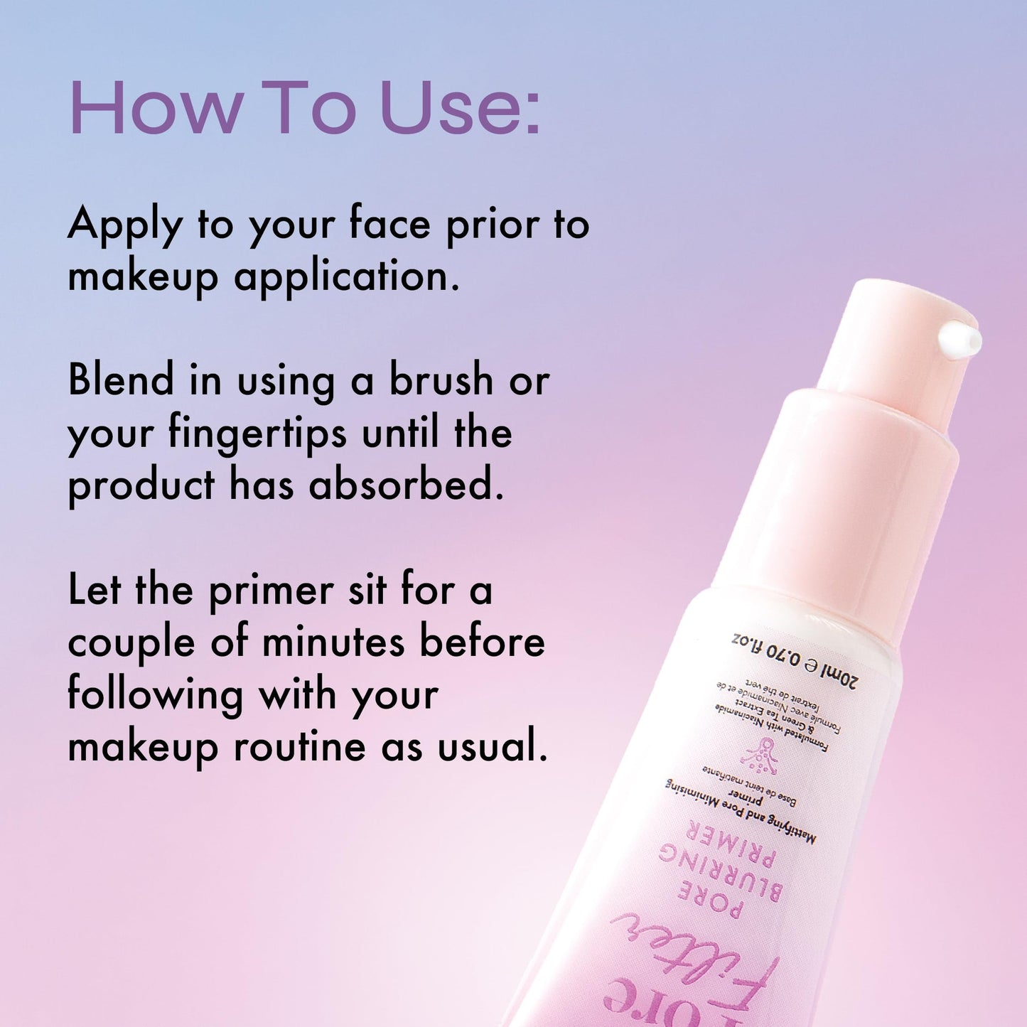 The Beauty Crop PoreFilter Pore Blurring Primer - Soft-Focus, Shine-Free Primer - 20 ml