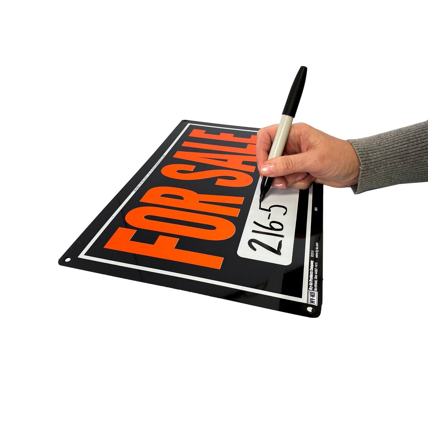 Hy-Ko Products 801 For Sale Aluminum Sign 9.25" x 14" Orange/Black, 1 Piece