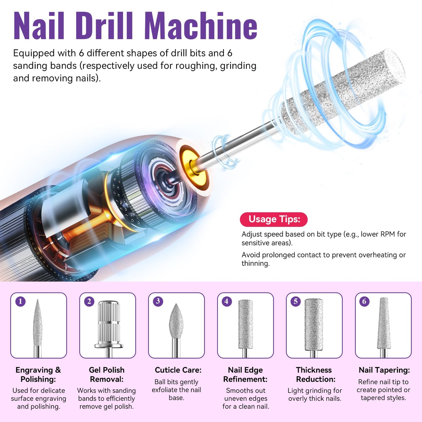PHOENIXY 63 Pcs Gel Nail Polish Kit with U V Light and Drill, 45 Colors Gel Nail Polish with 5 Pcs Base Top Coat Manicure Starter Nail Polish Set Valentine Gifts for Women