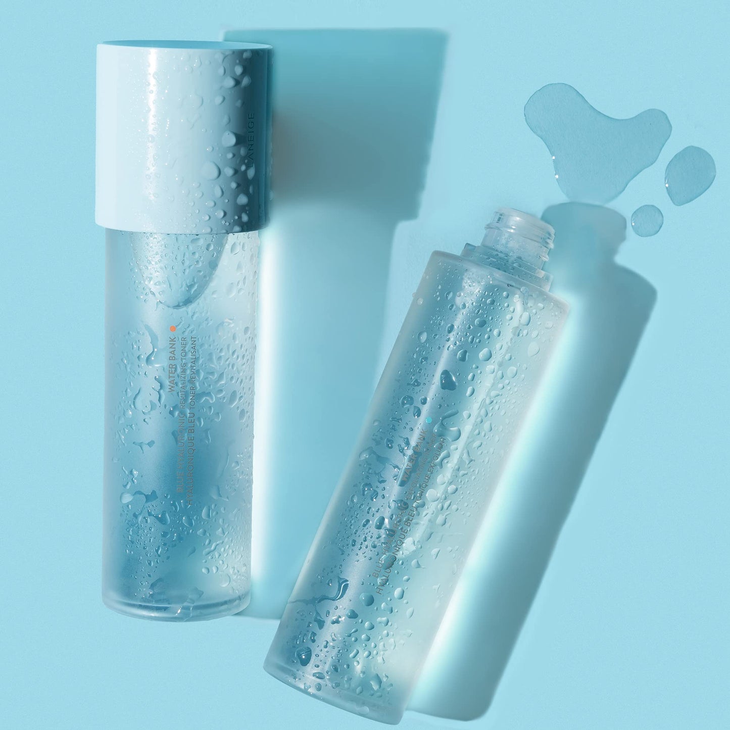 LANEIGE Water Bank Blue Hyaluronic Exfoliating Toner: Gentle PHA Toner to Smooth, Soften, & Deeply Hydrate Skin