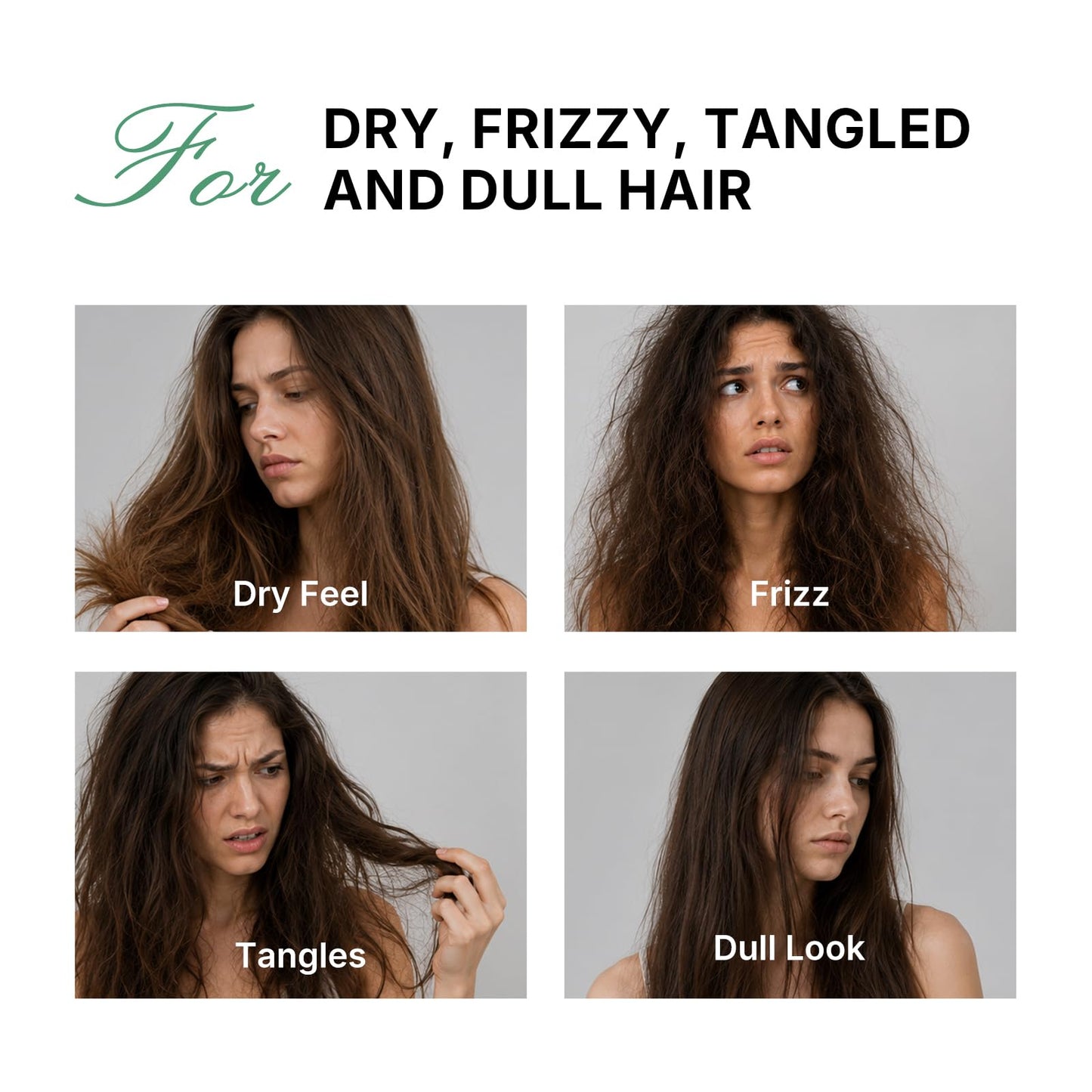 Karseell Repair Protein Cream Leave-In Conditioner Hair Treatment Organic Protein Cream for Dry Damaged Hair