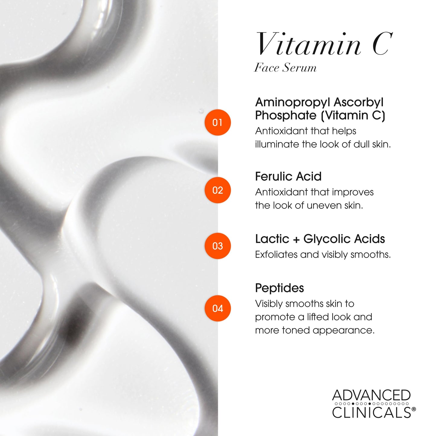 Advanced Clinicals 3 Pack Glow Getter Vitamin C Skin Care Set | Vitamin C Serum + Facial Cleanser Face Wash + Under Eye Cream | Anti Aging Gift Set Box For Women & Men, 3PC