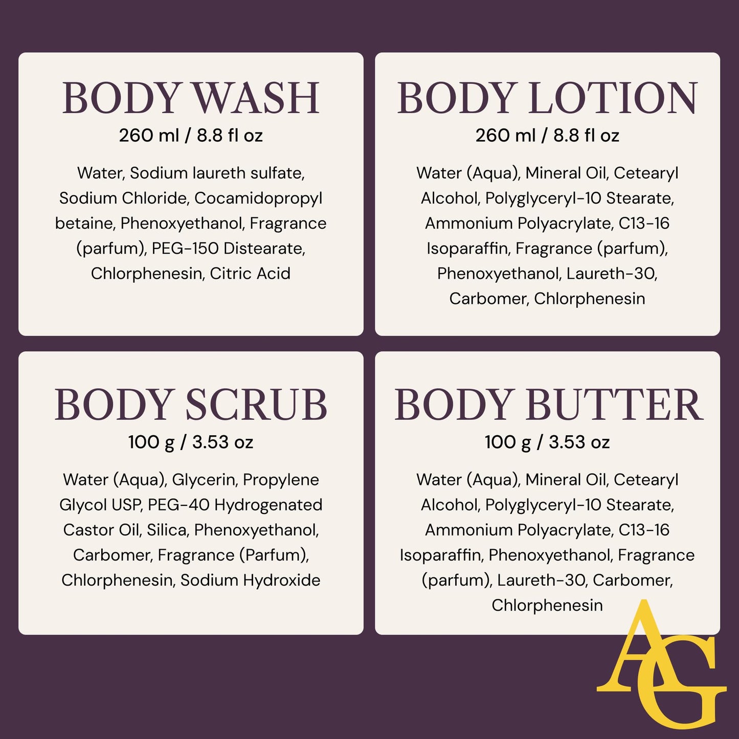 4-pc Bath and Body Womens Spa Gift Set, Lemon Scented, Adelegourdain