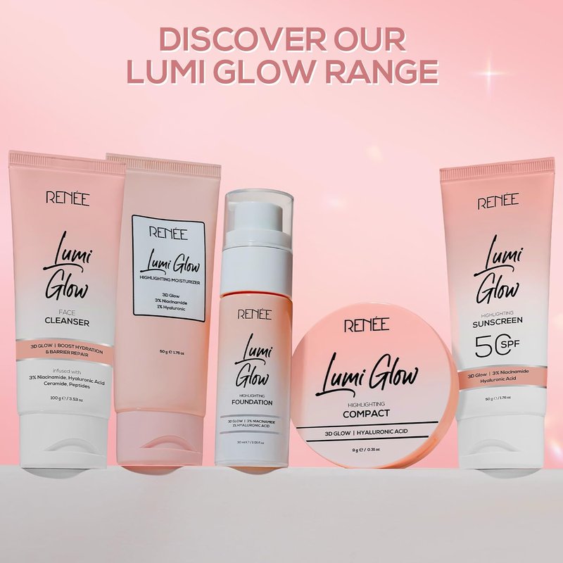 Lumi Glow Highlighting Moisturizer - 3% Niacinamide & 1% Hyaluronic Acid for Glowing Skin | Anti-Aging, Reduces Fine Lines & Pigmentation