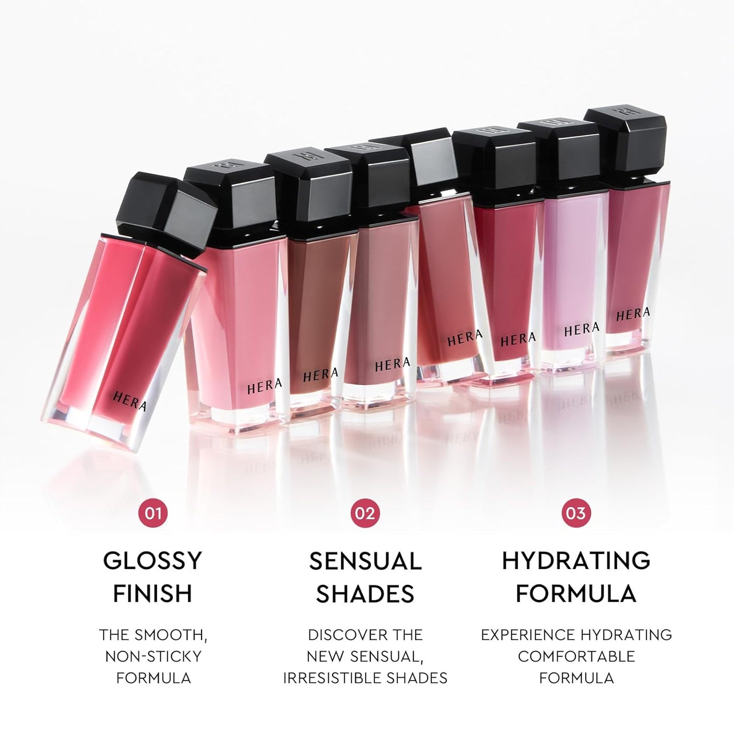 HERA Sensual Nude Lip Gloss #415 Brownie Boy - Volumizing Sheer Finish, Non-Sticky & Hydrating | 0.17 oz (5g)