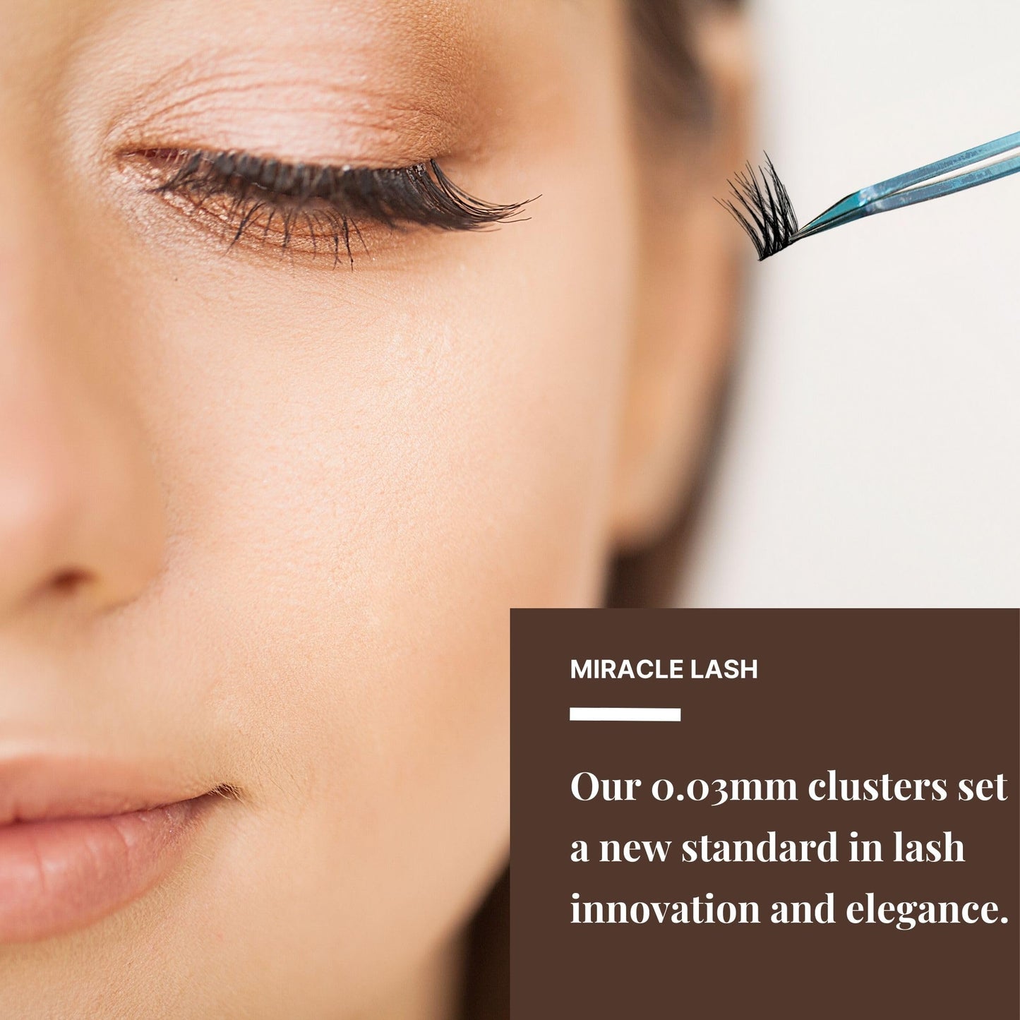 PARK SEONG HEE MIRACLE LASH DIY False Eyelashes, Lash Clusters, Lengthening Wisps 9mm-16mm Contact Lens Friendly, Easy to Apply, Reusable Strip Lashes (E5-280, 16mm) Thickness 0.03mm Lash Clusters