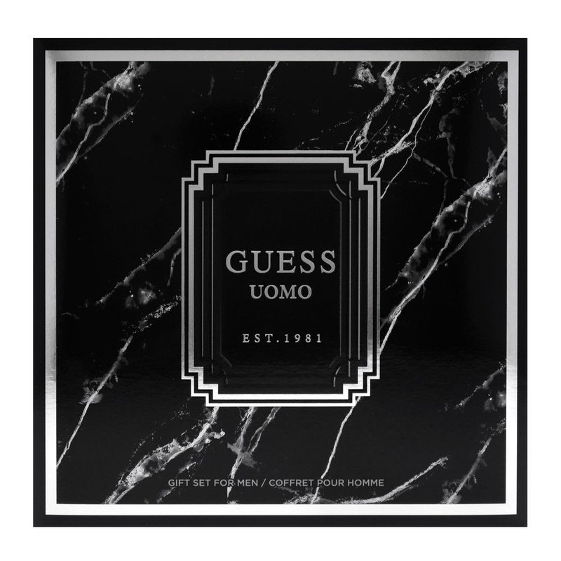 Guess Uomo by Guess for Men - 2 Pc Gift Set 1.7oz EDT Spray, 6oz Deodorizing Body Spray