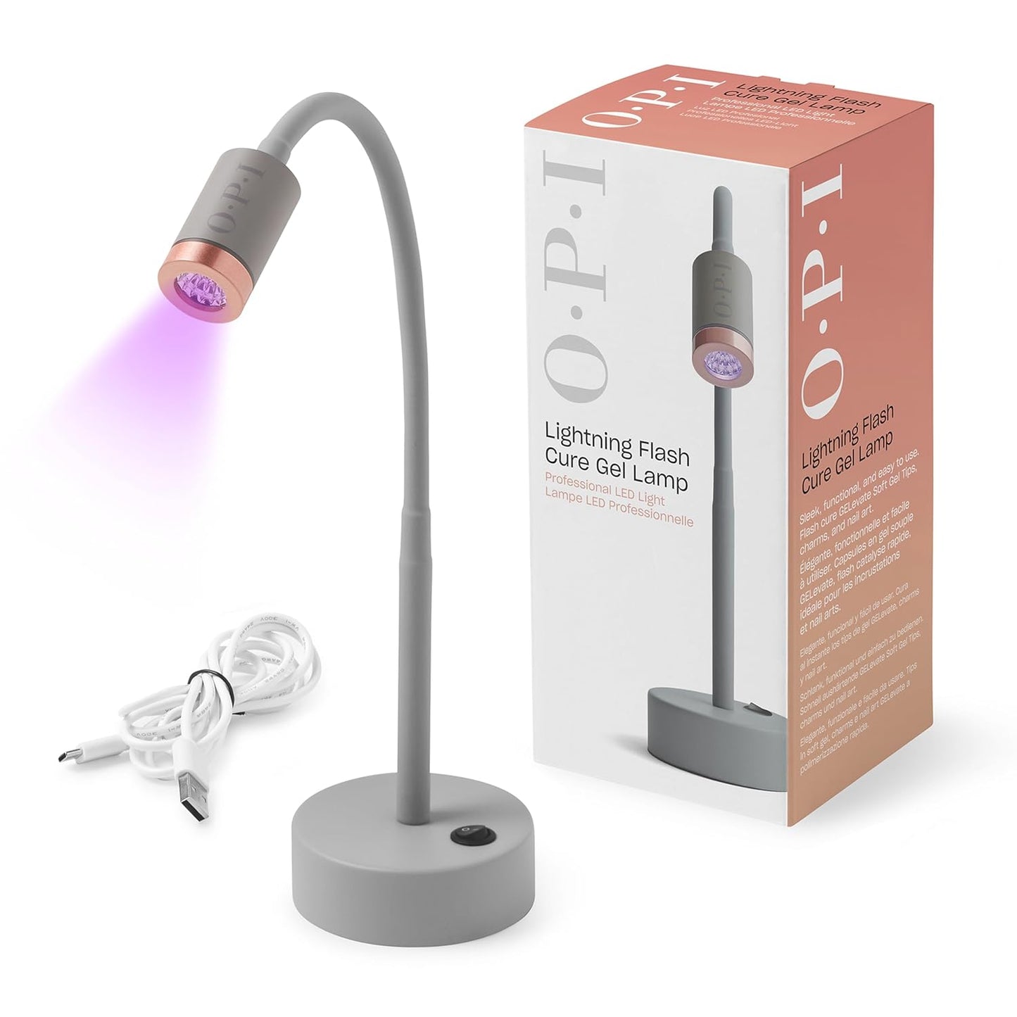 OPI Cordless Gel Lamp - Touch LED Light for Quick Curing | Lightweight & Portable Design