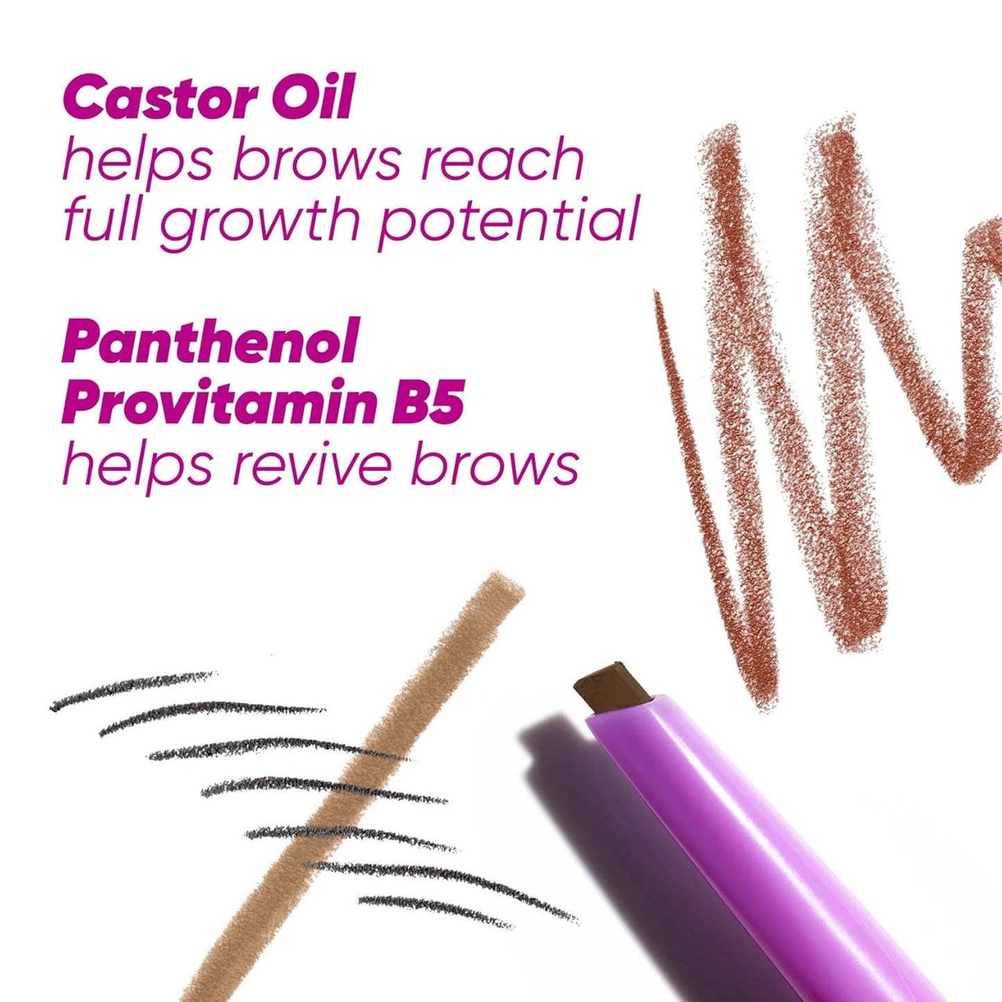 Kosas Eyebrow Pencil - Long-Lasting Brow Pop with Spoolie | Grey Shade