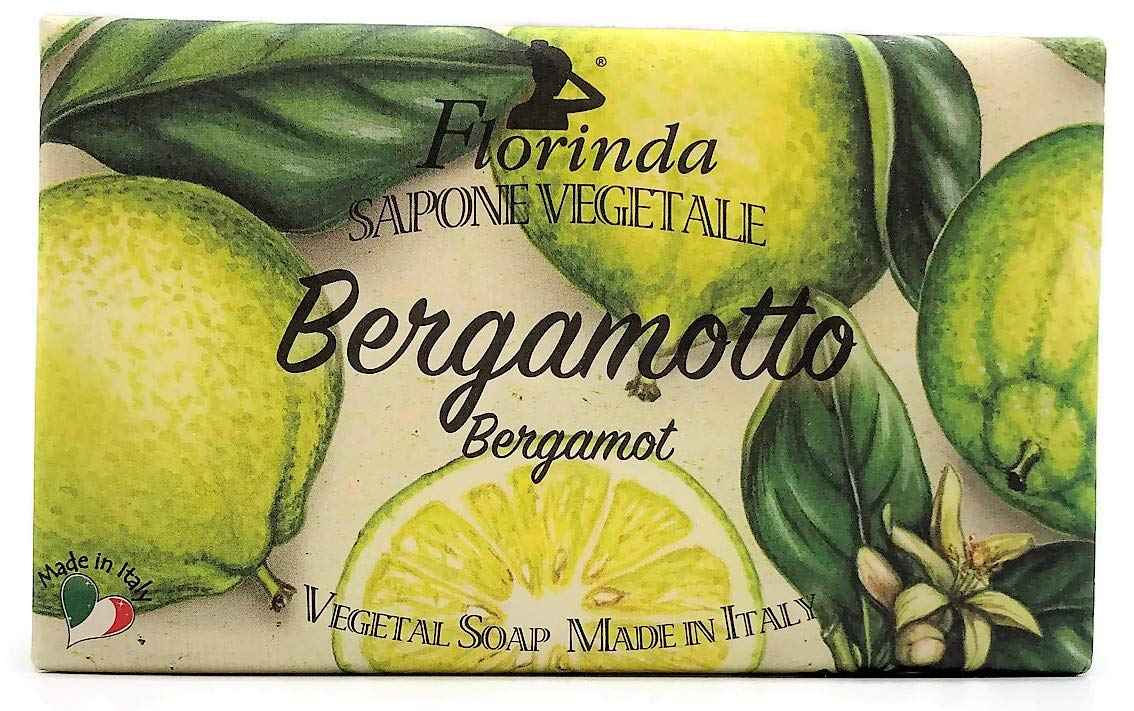 La Dispensa Florinda Vegetable Soap Made In Italy 10.56 ounces (Bergamot)