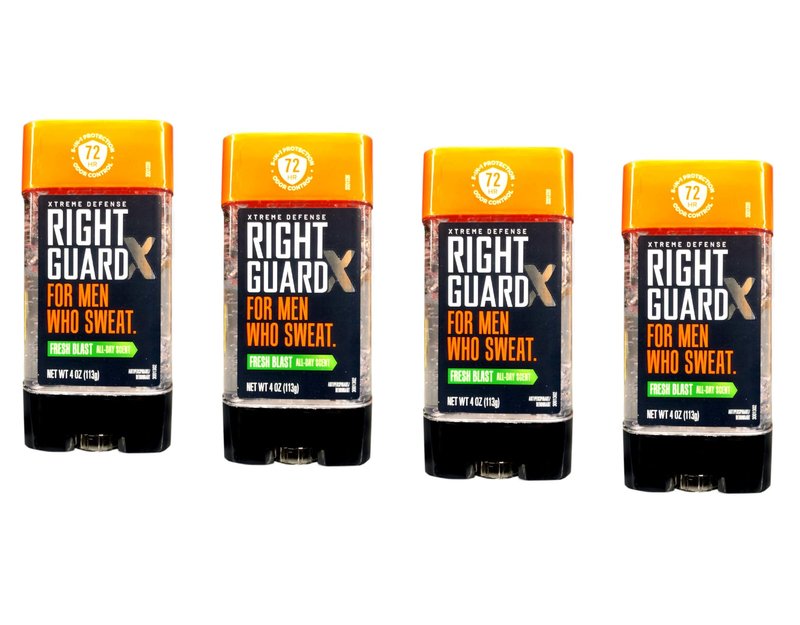 Right Guard Total Defense Anti-Perspirant Deodorant Power Gel Fresh Blast 4 oz (Pack of 4)