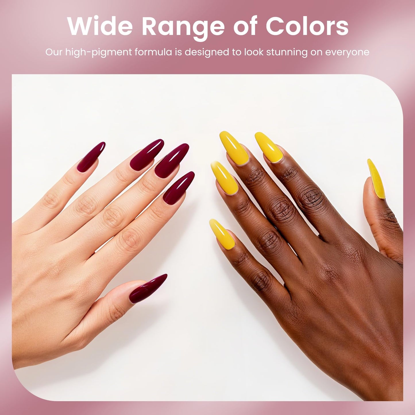 phoenixy 30 PCS Gel Nail Polish, 24 Colors Soak Off Gel Nail Polish Set Pink Blue with Base Matte Glossy Glitter Top Coat Home Manicure Art Beginners Gift for Women