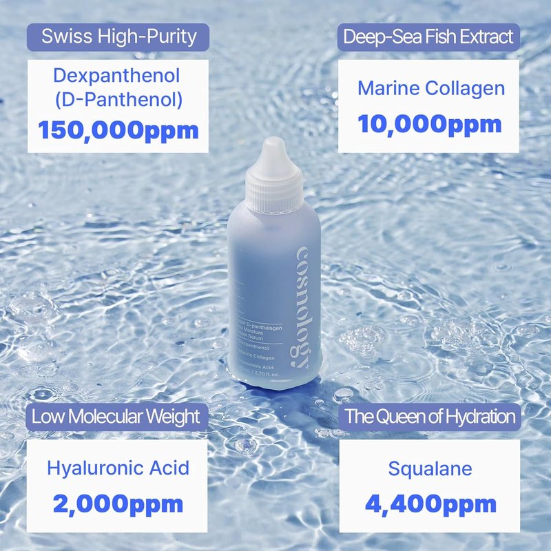 Extreme Barrier Repair Set - D-Panthenol Cream Serum & Hydrating Jelly Essence | Skin Recovery & Cooling Hydration (80ml + 150ml)