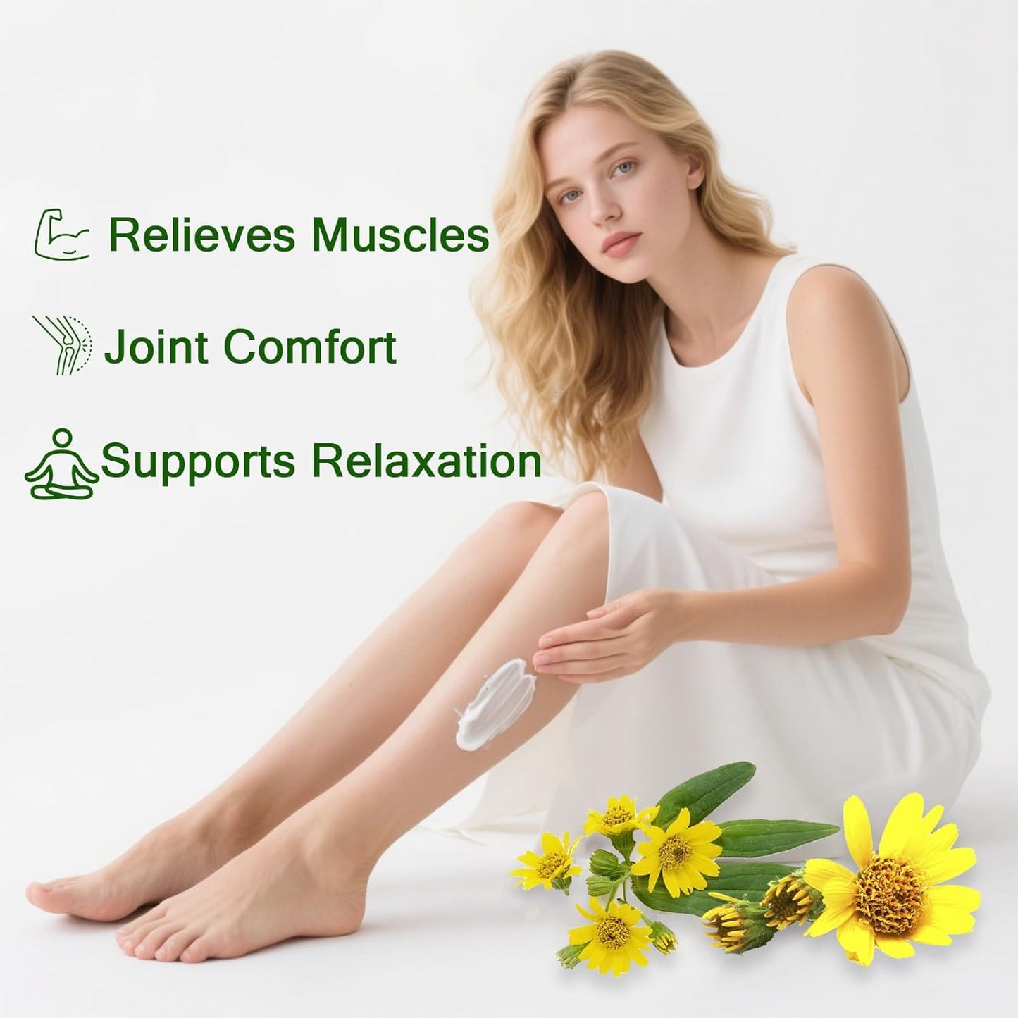 Magnesium Cream for Nerve Relief - Soothing Lotion with Arnica & MSM | Deep Hydration (1pc)