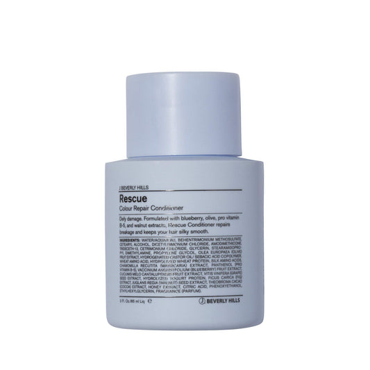 J Beverly Hills Blue Rescue Colour Repair Conditioner with Omega 3 Oil for Damaged Hair, 3 Oz
