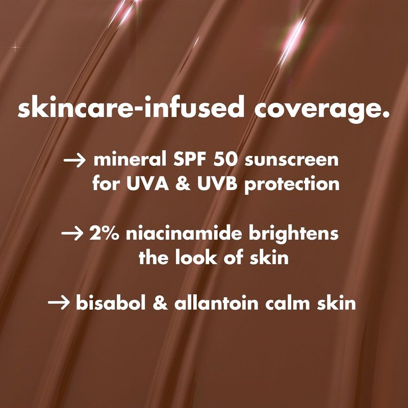 e.l.f. Halo Glow Skin Tint SPF 50 - Tinted Moisturizer for Light Buildable Coverage | Natural Glow, Vegan, 11 Tan Warm