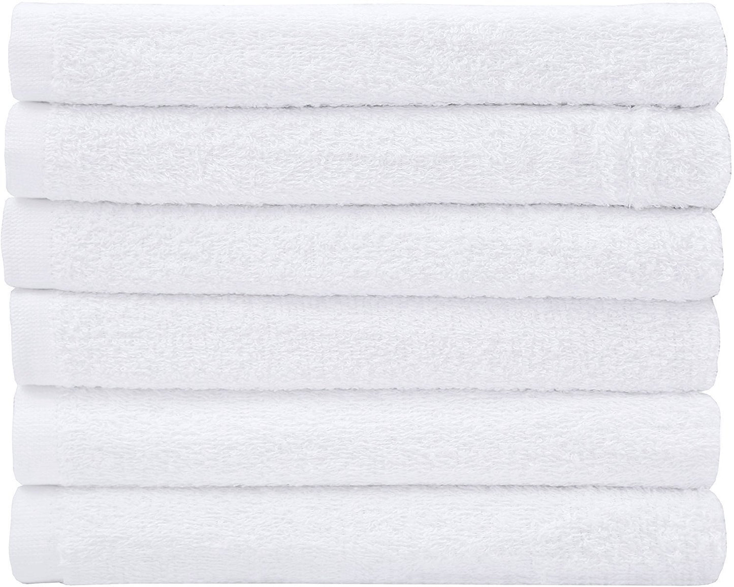 Utopia Towels 24 Pack Cotton Washcloths Set, 100% Ring Spun Cotton, Premium Quality Flannel Face Cloths, Highly Absorbent and Soft Feel Fingertip Towels, White