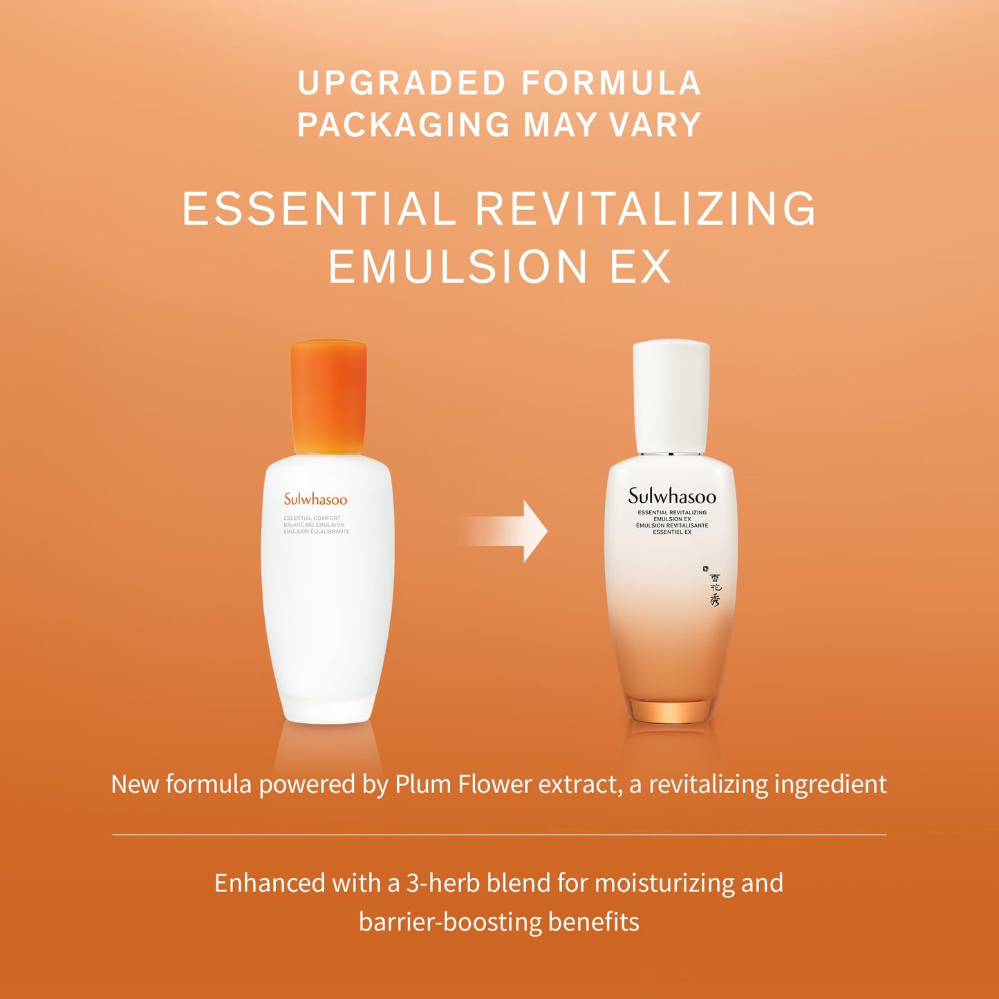 Sulwhasoo Essential Balancing Emulsion | Lightweight Korean Face Moisturizer | Hydrates & Softens Skin | Daily Lotion for Dry, Normal & Combination Skin | Korean Skincare, 4.22 fl. oz.