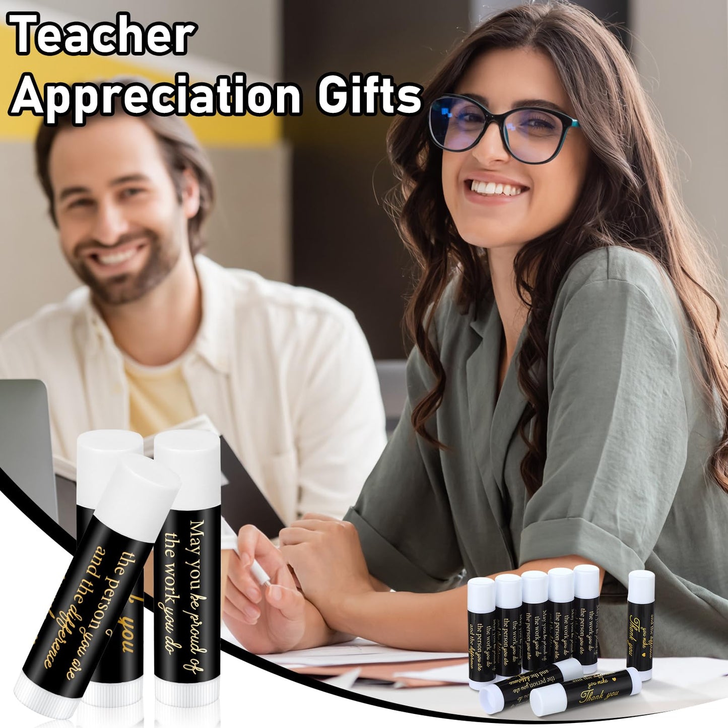 50 Pack Fathers Day Dad Gifts Bulk, Lip Balm Small Bulk Gifts for Men Adults Dad Husband, Party Favors Prizes Moisturizing Lip Gloss for Coworker Employee Staff Men(Be Proud)