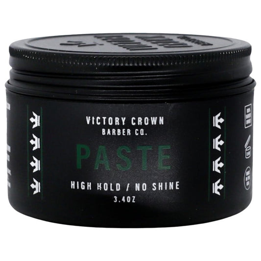 Victory Crown Paste Pomade Medium Hold & Medium Shine Natural Hair Styling Paste for Textured & Refined Looks, 3.4 Oz