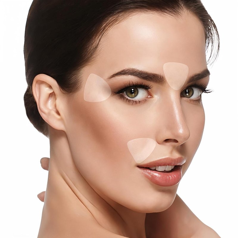 Face Wrinkle Patches - Mini Anti-Wrinkle Facial Patches for Eyes, Mouth & Forehead | 160 Non-Silicone Patches