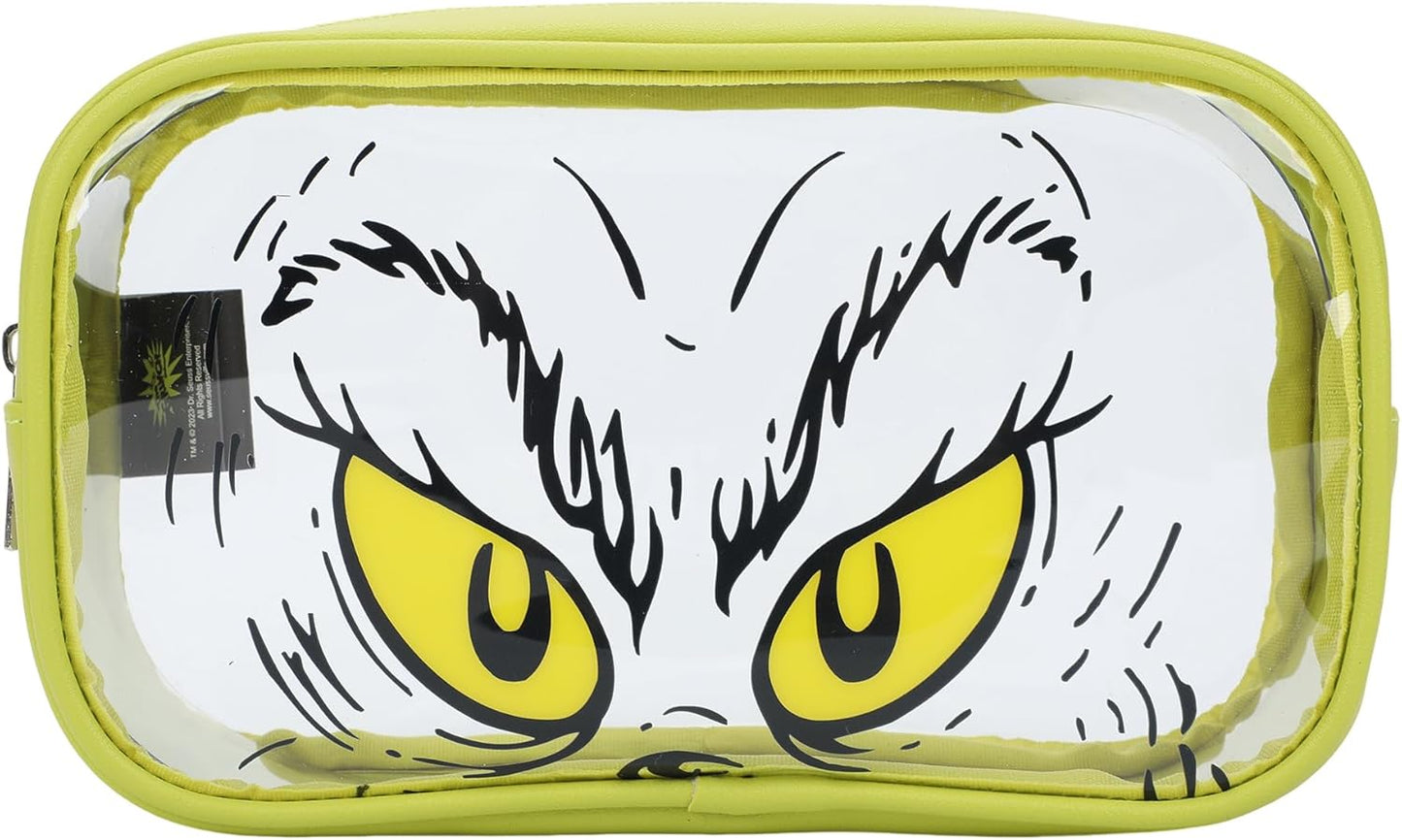 Grinch Travel Cosmetic Bags - Set of 3 Fun & Festive Organizers | Perfect for Holiday Travel