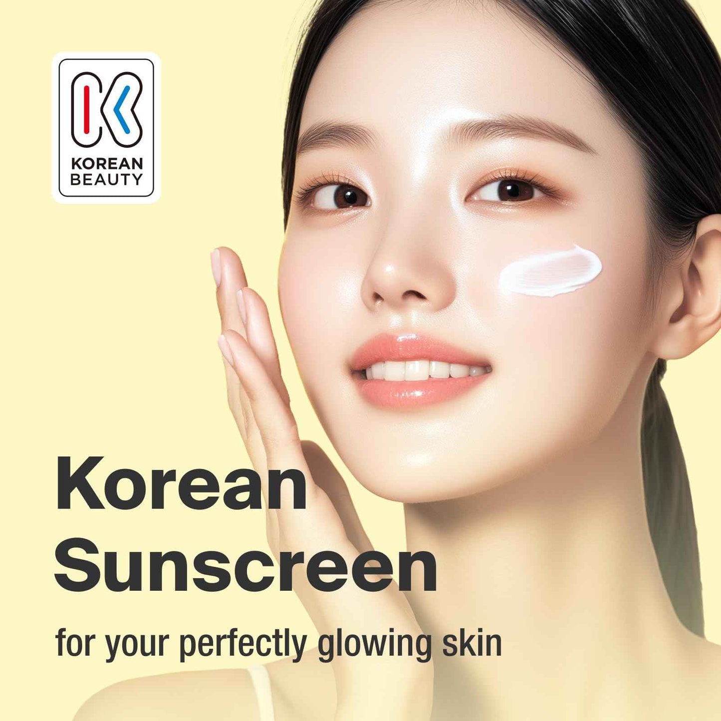 GANGNAM glow CICA SUN MILK, Moisturizer with SPF 50, Invisible Broad Spectrum Sunscreen for Face, No White Cast, Sun Protection with Cica and Niacinamide, Glow Natural Korean Sunscreen 1.69 fl.oz